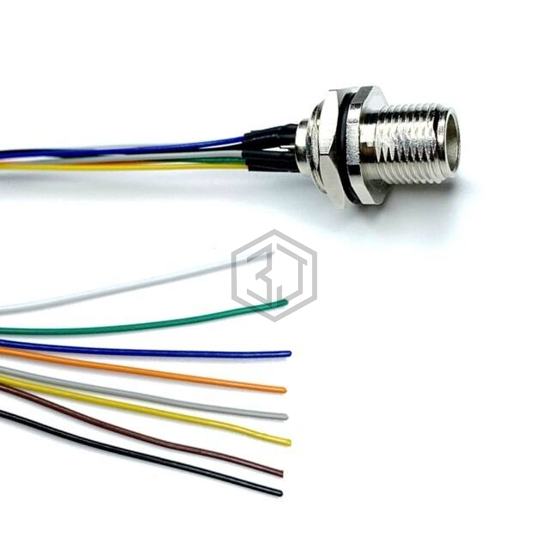 M12X-08PM0-UL24N05 - SINBON - Circular Cable Assemblies