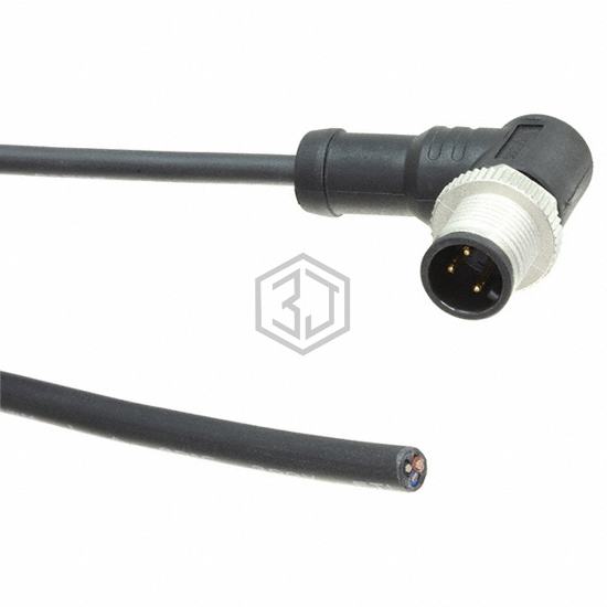 M12A-03BMMM-SR8B01 - Amphenol LTW - Circular Cable Assemblies