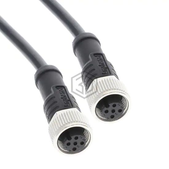 M12A05FL-12AFL-SD001 - Amphenol LTW - Circular Cable Assemblies