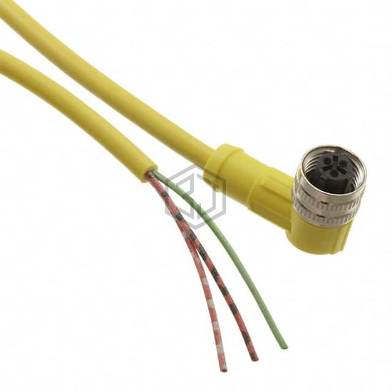 V12-W-YE2M-PVC - Pepperl+Fuchs, Inc. - Circular Cable Assemblies