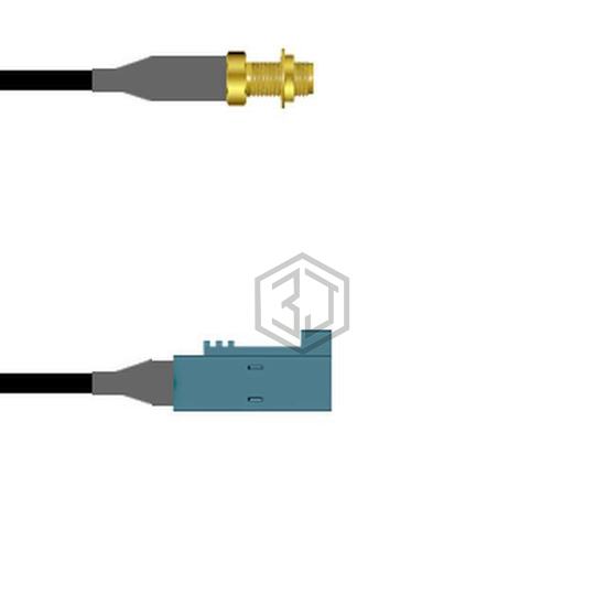 Q-2Y05F0008024I - Amphenol Custom Cable - Coaxial Cables (RF)