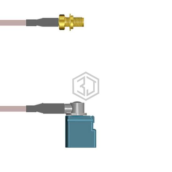 Q-2W05C0005024I - Amphenol Custom Cable - Coaxial Cables (RF)