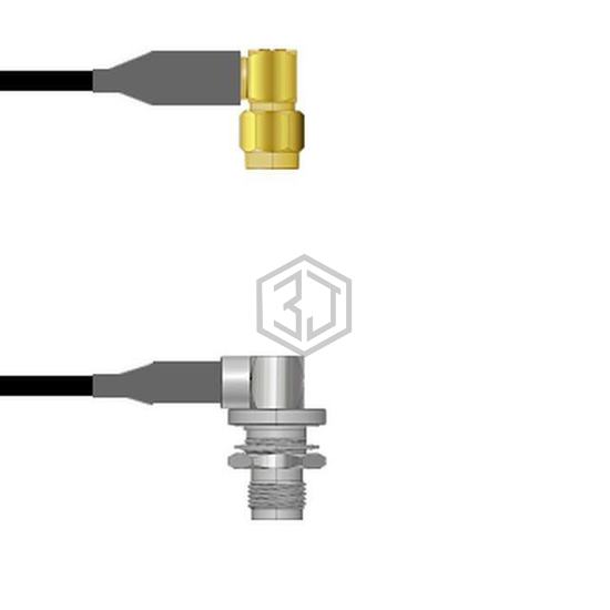 Q-360490008024I - Amphenol Custom Cable - Coaxial Cables (RF)