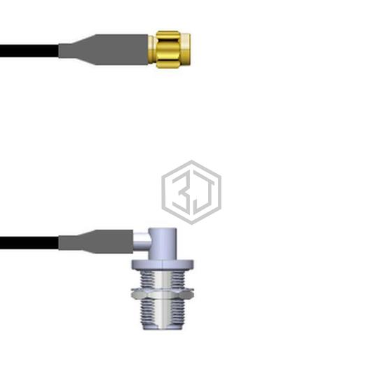 Q-3D01S0008084I - Amphenol Custom Cable - Coaxial Cables (RF)