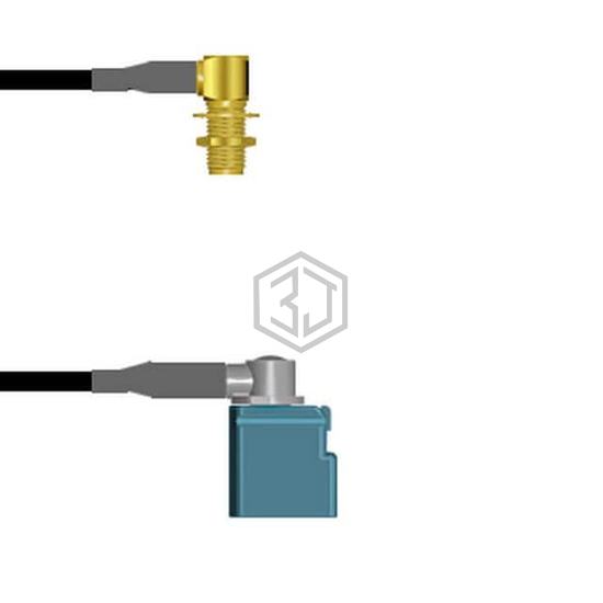 Q-2P05C0003048I - Amphenol Custom Cable - Coaxial Cables (RF)
