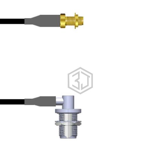 Q-2Y01S0008001M - Amphenol Custom Cable - Coaxial Cables (RF)