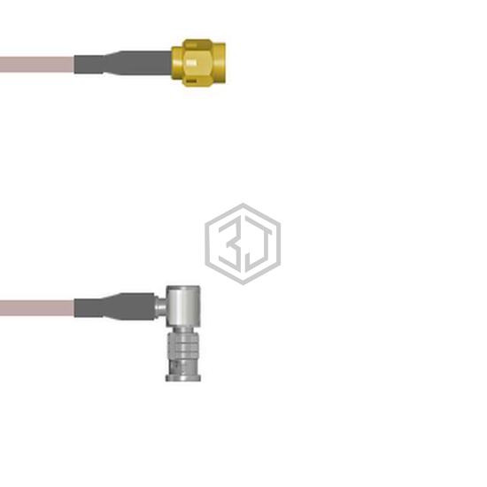 Q-3B05G0005002M - Amphenol Custom Cable - Coaxial Cables (RF)