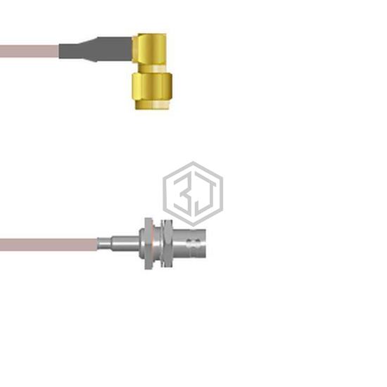 Q-3400400050.5M - Amphenol Custom Cable - Coaxial Cables (RF)