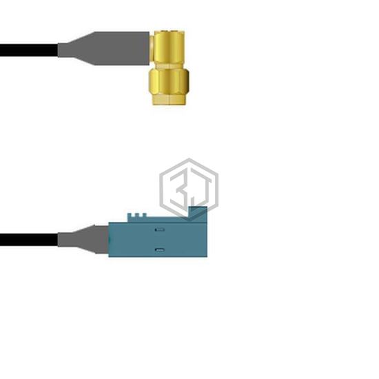 Q-3605F0008002M - Amphenol Custom Cable - Coaxial Cables (RF)