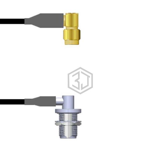 Q-3601S00081.5M - Amphenol Custom Cable - Coaxial Cables (RF)