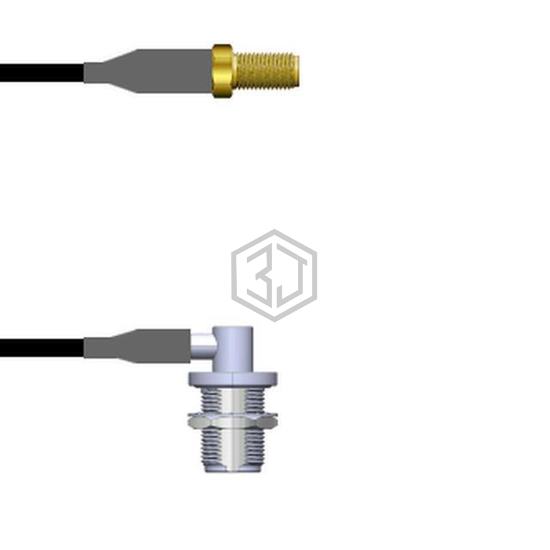 Q-2Z01S00082.5M - Amphenol Custom Cable - Coaxial Cables (RF)