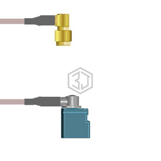 Q-3405C0005001M - Amphenol Custom Cable - Coaxial Cables (RF)