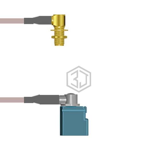 Q-2P05C0005002M - Amphenol Custom Cable - Coaxial Cables (RF)