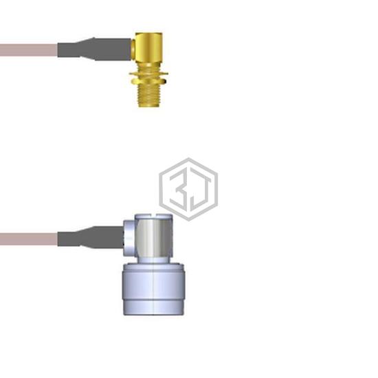 Q-2Q02D000R018I - Amphenol Custom Cable - Coaxial Cables (RF)