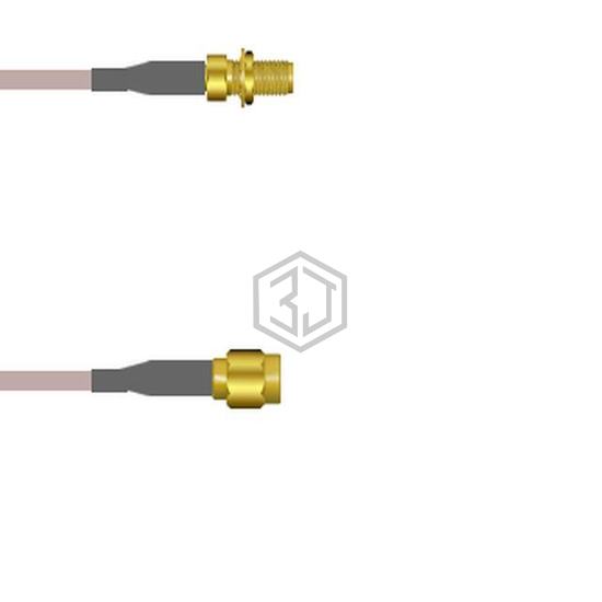 Q-2X03C000R2.5M - Amphenol Custom Cable - Coaxial Cables (RF)