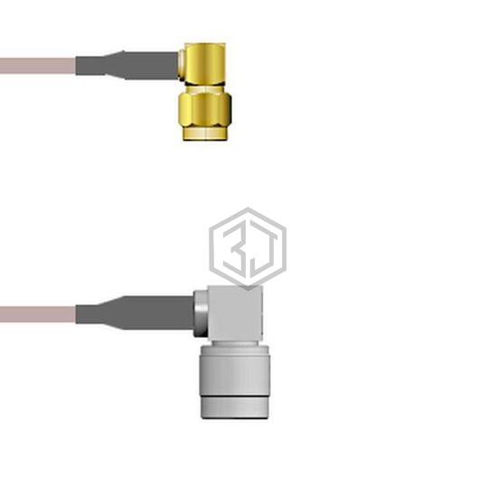 Q-3504U000R2.5M - Amphenol Custom Cable - Coaxial Cables (RF)