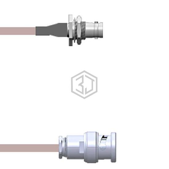 Q-0100I00010.5F - Amphenol Custom Cable - Coaxial Cables (RF)