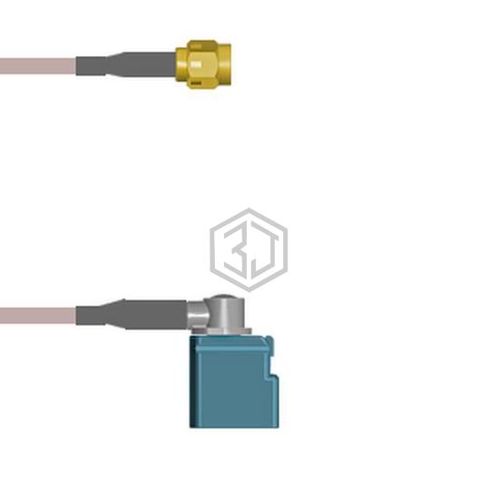 Q-3B05C0005009I - Amphenol Custom Cable - Coaxial Cables (RF)
