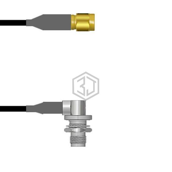 Q-690490008001M - Amphenol Custom Cable - Coaxial Cables (RF)