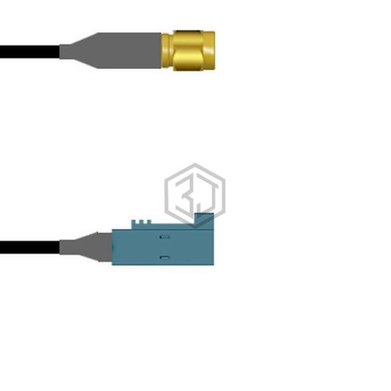 Q-6905F0008024I - Amphenol Custom Cable - Coaxial Cables (RF)