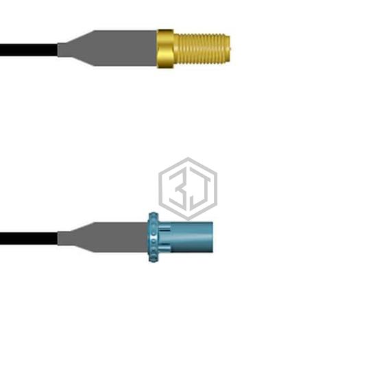 Q-7205B0008002M - Amphenol Custom Cable - Coaxial Cables (RF)