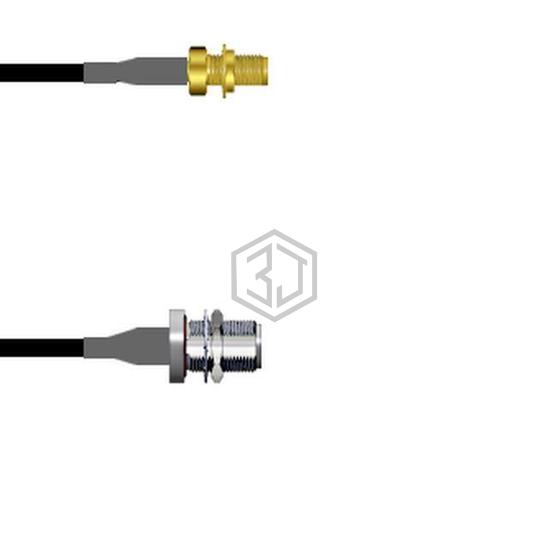 Q-2W01T0003003I - Amphenol Custom Cable - Coaxial Cables (RF)