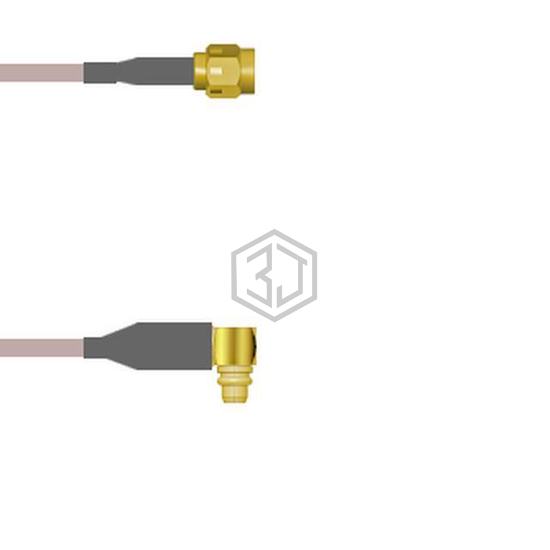 Q-3B01N0005048I - Amphenol Custom Cable - Coaxial Cables (RF)
