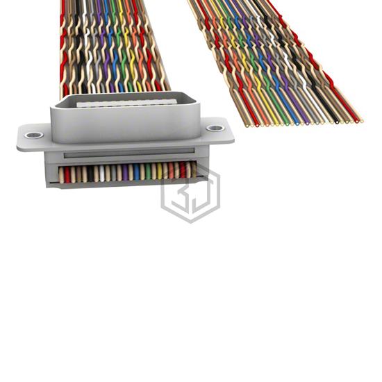 M7LXK-2410K - 3M - D-Shaped, Centronics Cables
