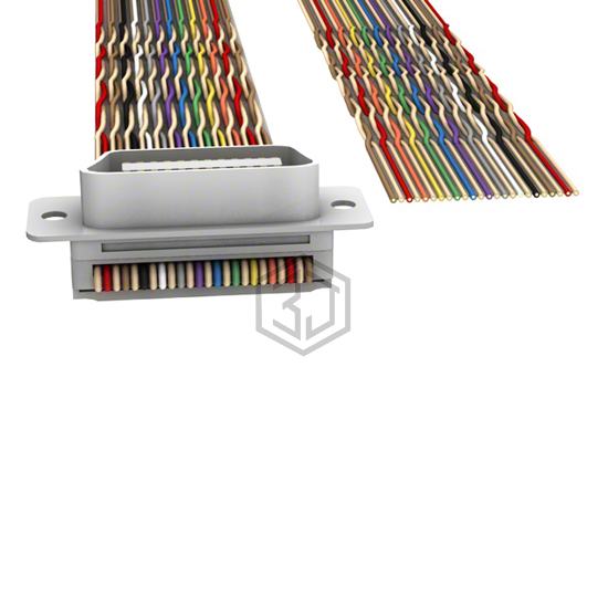 M7KXK-2405K - 3M - D-Shaped, Centronics Cables