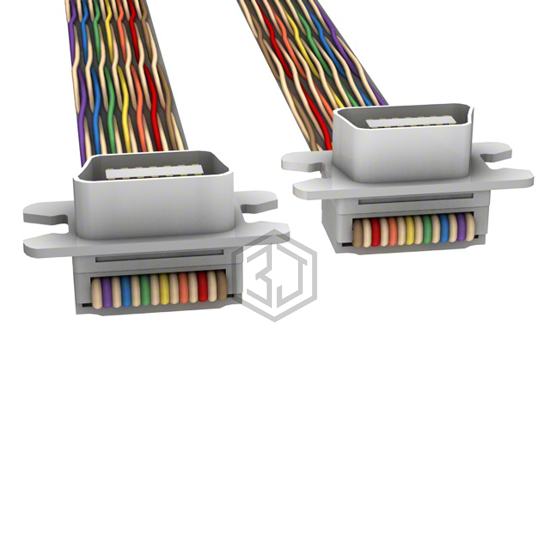 M7QQK-1405K - 3M - D-Shaped, Centronics Cables