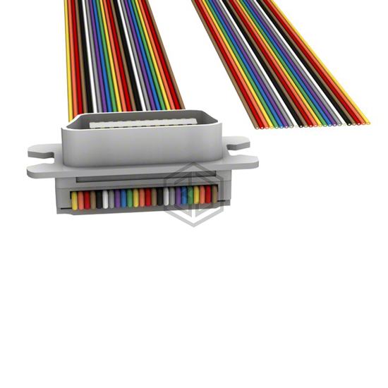 M7QXK-2406R - 3M - D-Shaped, Centronics Cables