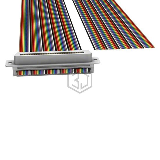 M7RXK-5006R - 3M - D-Shaped, Centronics Cables
