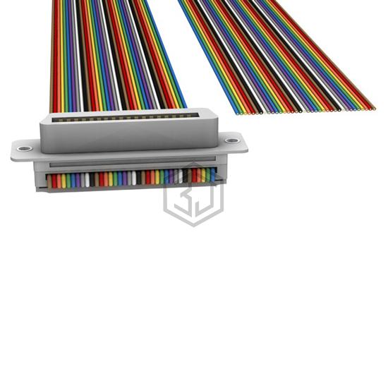 M7TXK-3610R - 3M - D-Shaped, Centronics Cables