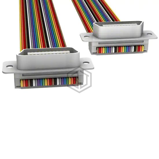 M7KKK-2406R - 3M - D-Shaped, Centronics Cables