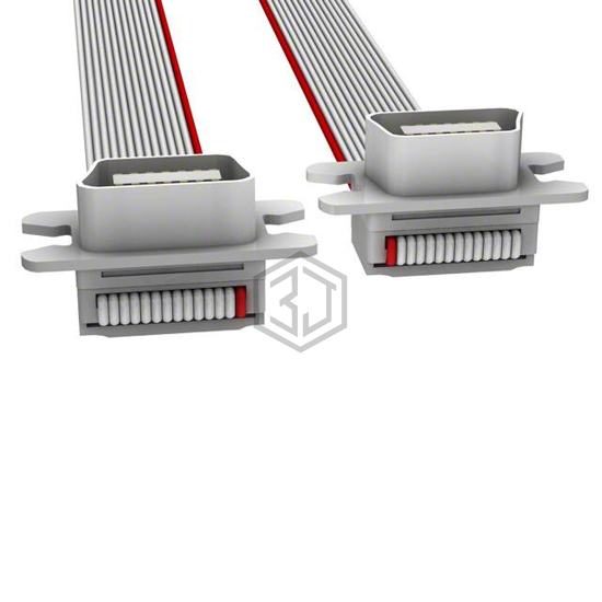 M7QQK-1410J - 3M - D-Shaped, Centronics Cables
