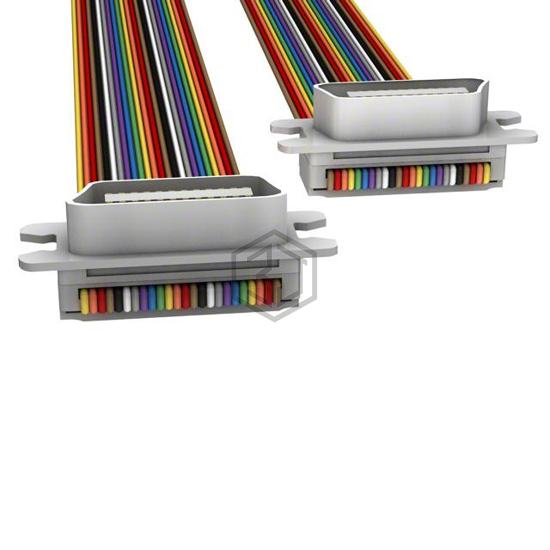 M7QQK-2410R - 3M - D-Shaped, Centronics Cables