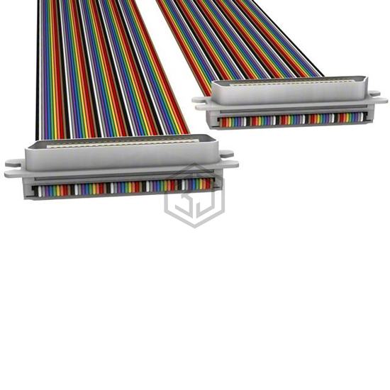 M7QQK-5010R - 3M - D-Shaped, Centronics Cables