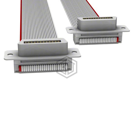 M7RRK-2406J - 3M - D-Shaped, Centronics Cables