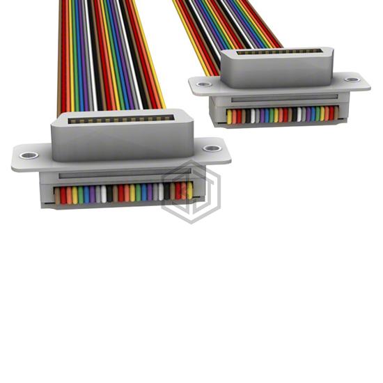 M7TTK-2406R - 3M - D-Shaped, Centronics Cables