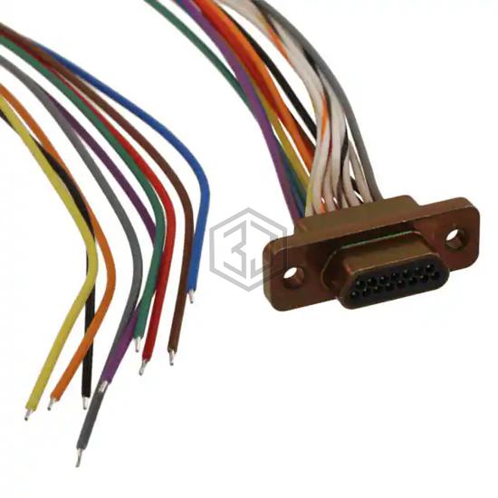 MDM-15PH003B - ITT Cannon, LLC - D-Sub Cables