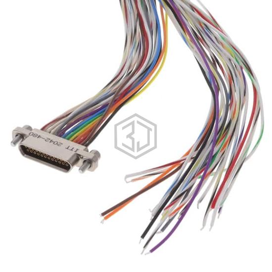 MDLM-25S6PS18B-F222 - ITT Cannon, LLC - D-Sub Cables