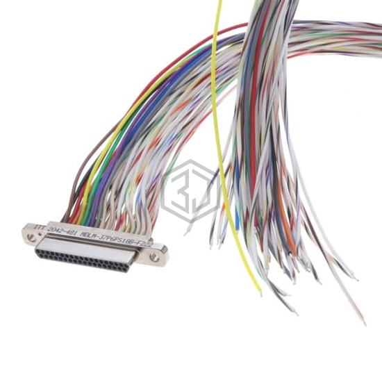 MDLM-37P6PS18B-F222 - ITT Cannon, LLC - D-Sub Cables