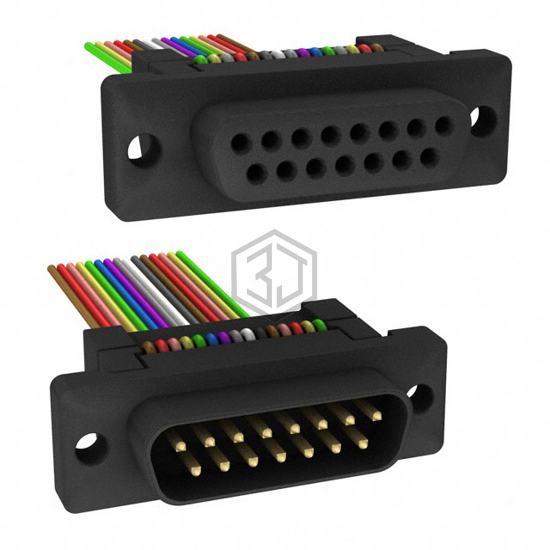 A7MFB-1506M - TE Connectivity AMP Connectors - D-Sub Cables