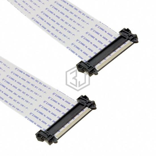 JF08R0R051040UA - JAE Electronics - Flat Flex Jumpers, Cables (FFC, FPC)