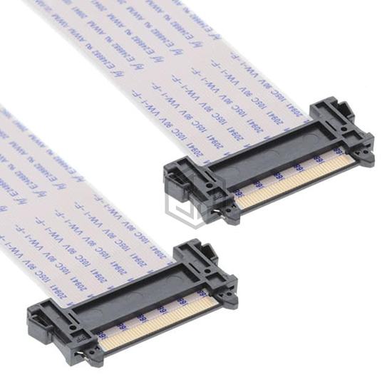 JF08R0R041040UA - JAE Electronics - Flat Flex Jumpers, Cables (FFC, FPC)