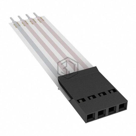 A9BAA-0406F - TE Connectivity AMP Connectors - Flat Flex Jumpers, Cables (FFC, FPC)