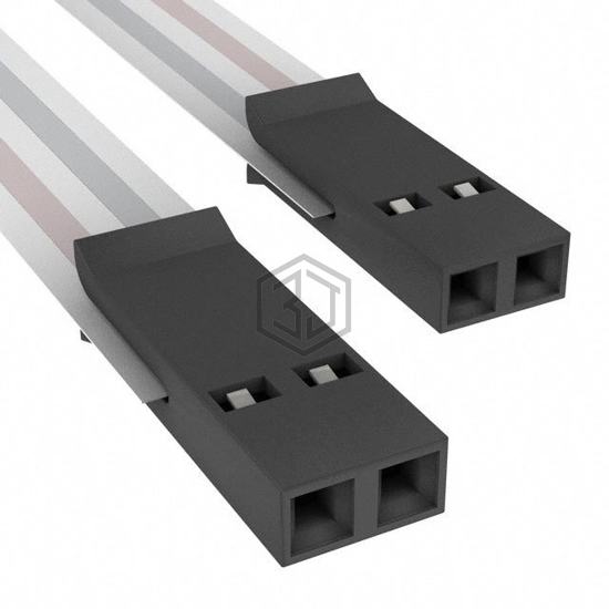 A9BBG-0202F - TE Connectivity AMP Connectors - Flat Flex Jumpers, Cables (FFC, FPC)