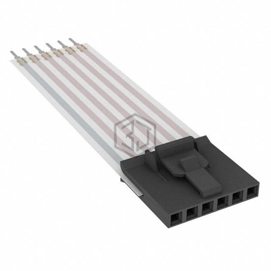 A9CAG-0602F - TE Connectivity AMP Connectors - Flat Flex Jumpers, Cables (FFC, FPC)
