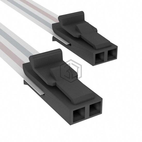 A9CCG-0203F - TE Connectivity AMP Connectors - Flat Flex Jumpers, Cables (FFC, FPC)