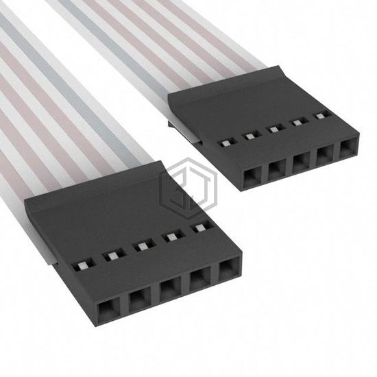 A9BBA-0505E - TE Connectivity AMP Connectors - Flat Flex Jumpers, Cables (FFC, FPC)